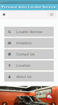 Mobile Screenshot of personalautolocatorservice.com