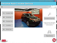 Tablet Screenshot of personalautolocatorservice.com